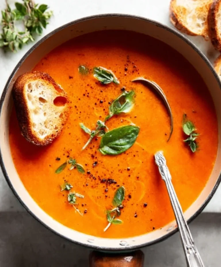 Creamy Tomato Soup – Easy Winter Comfort