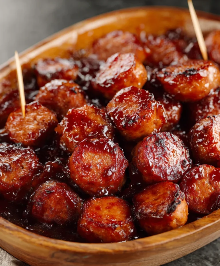 Easy BBQ Beef Sausage Bites – Quick Appetizer