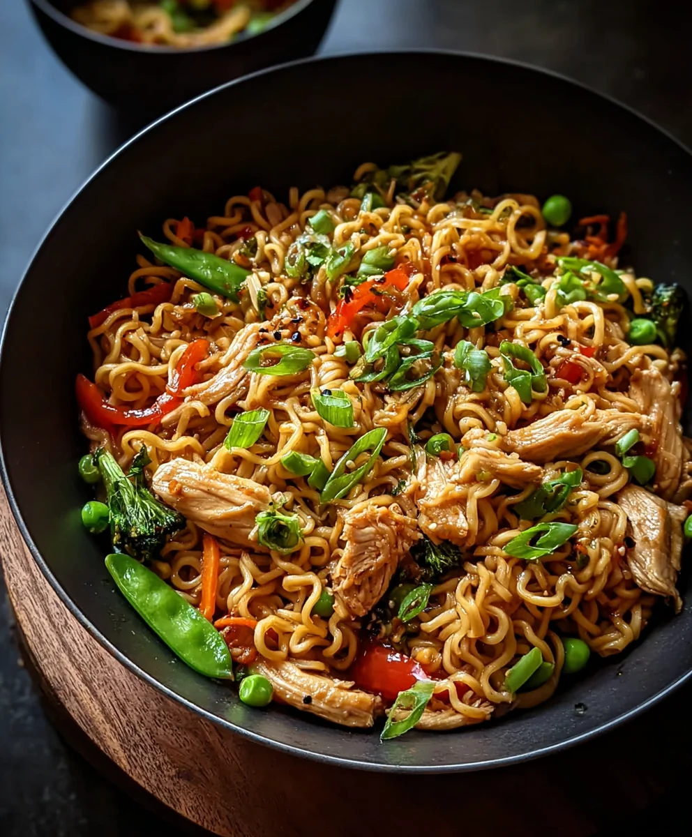 Easy Chicken Ramen Stir Fry - Quick Weeknight Dinner
