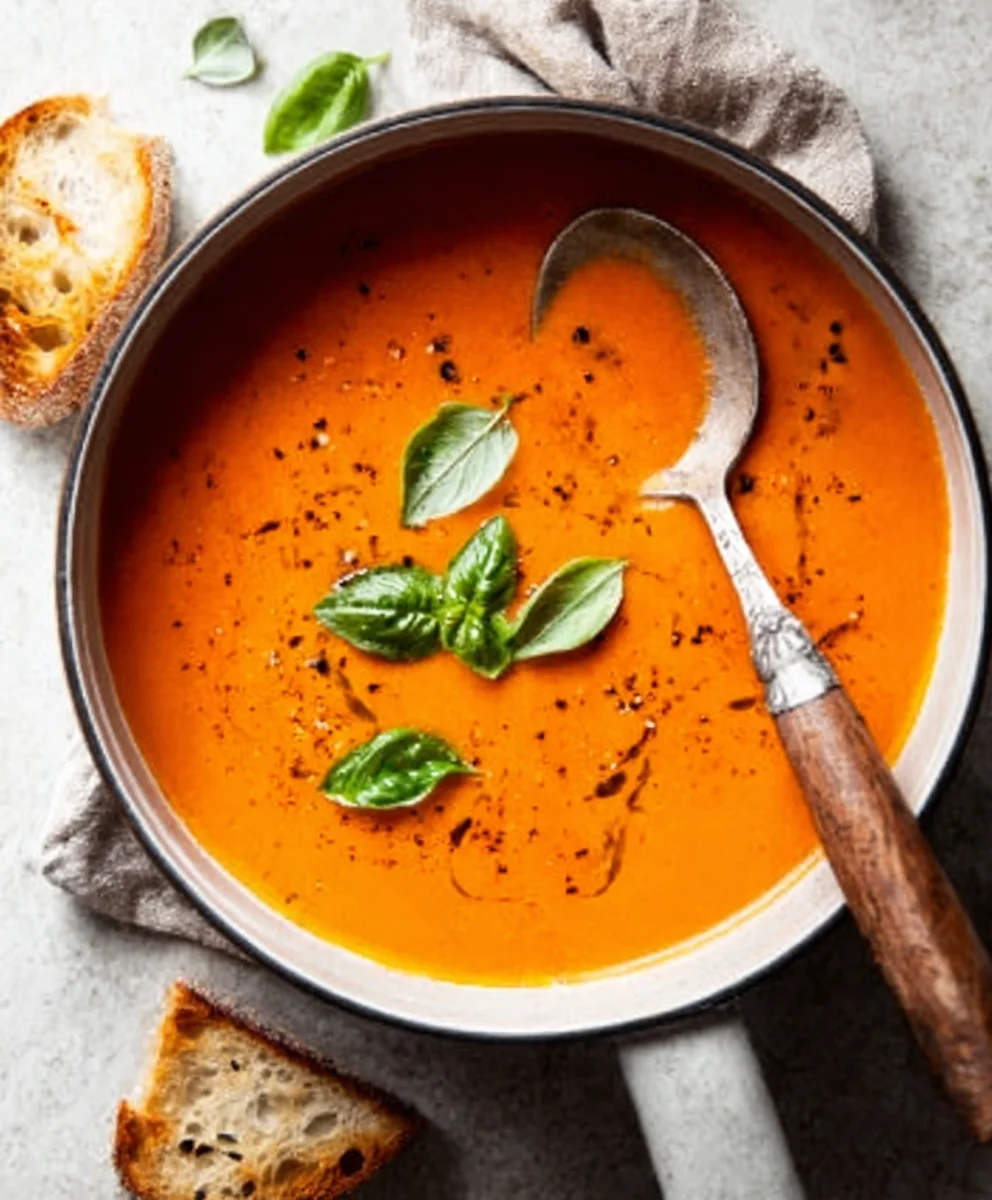 Creamy Tomato Soup - Easy Winter Comfort
