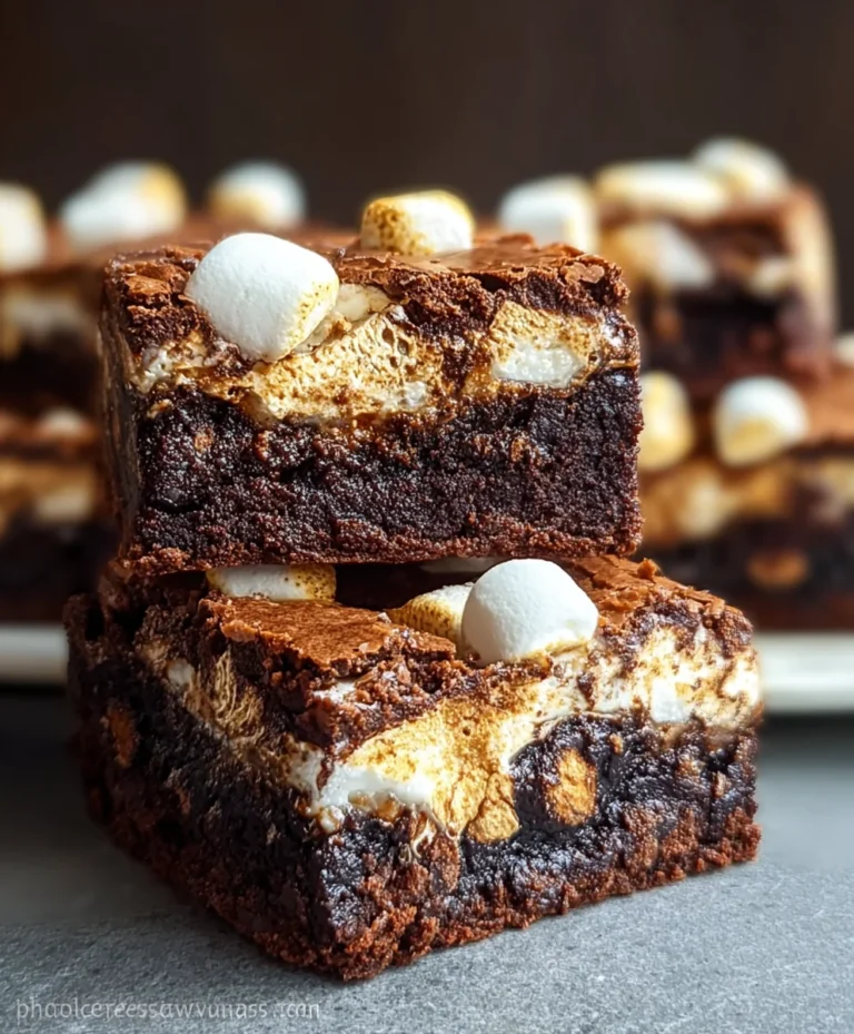 S’mores Brownies- Ultimate Gooey Chocolate Dessert