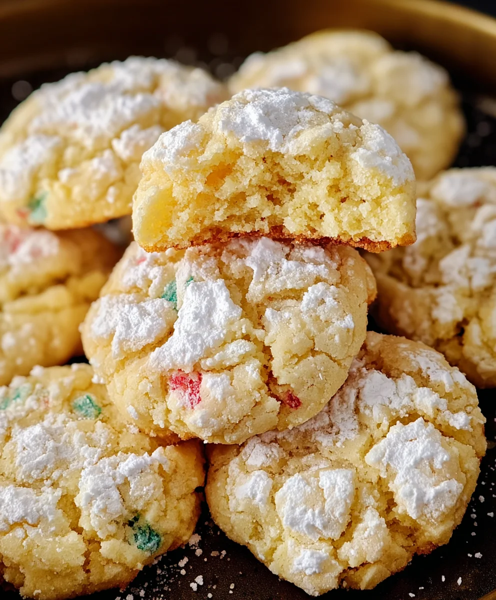 Christmas Gooey Butter Cookies-The Ultimate Holiday Treat
