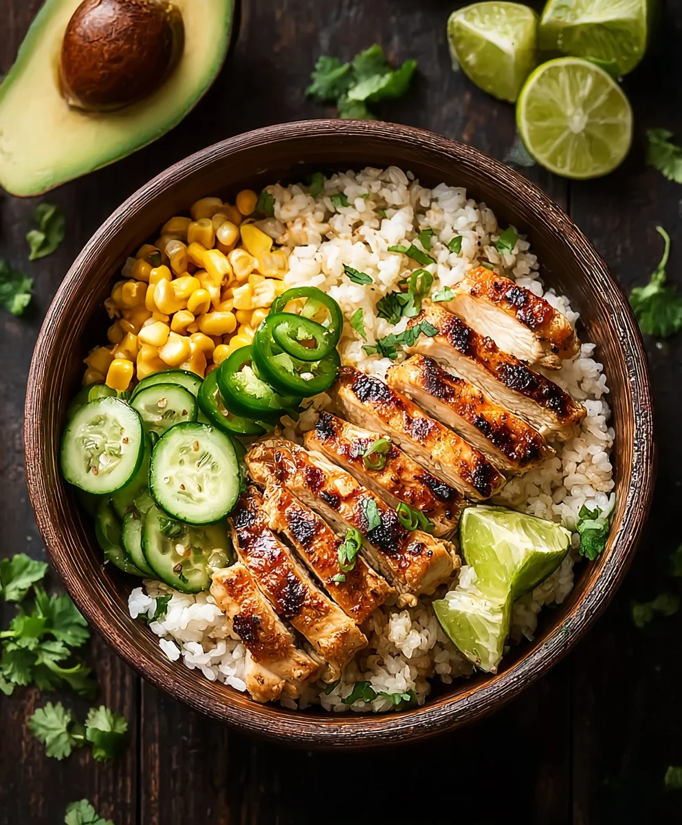 Honey Chipotle Chicken Rice Bowls-Quick Easy Meal