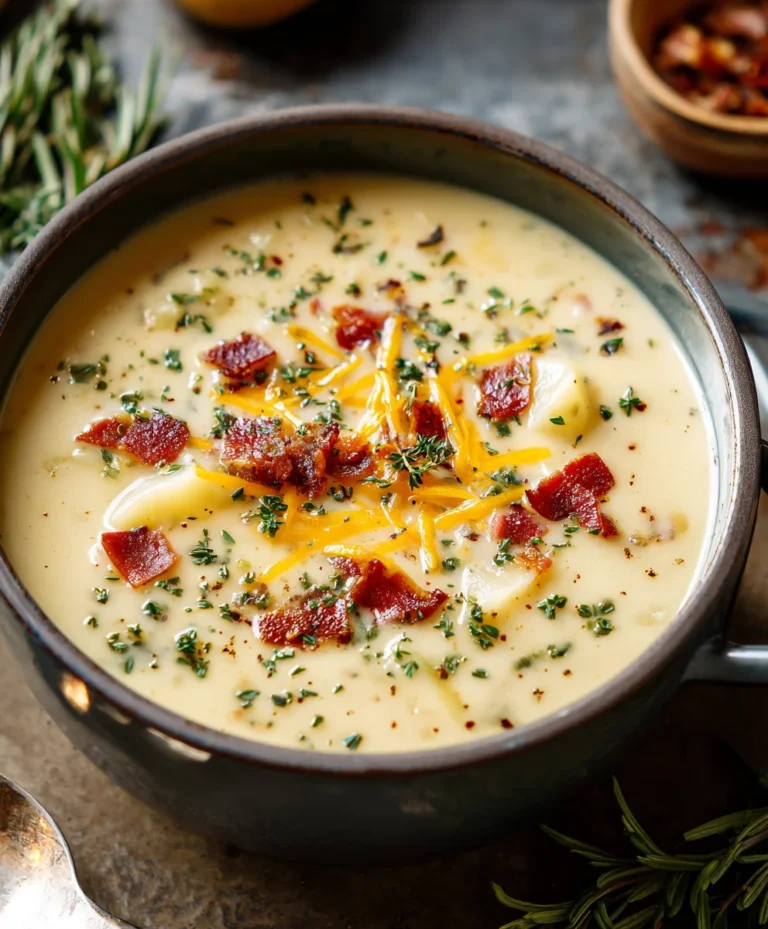 Outback Beef-Style Potato Soup – Creamy & Comforting
