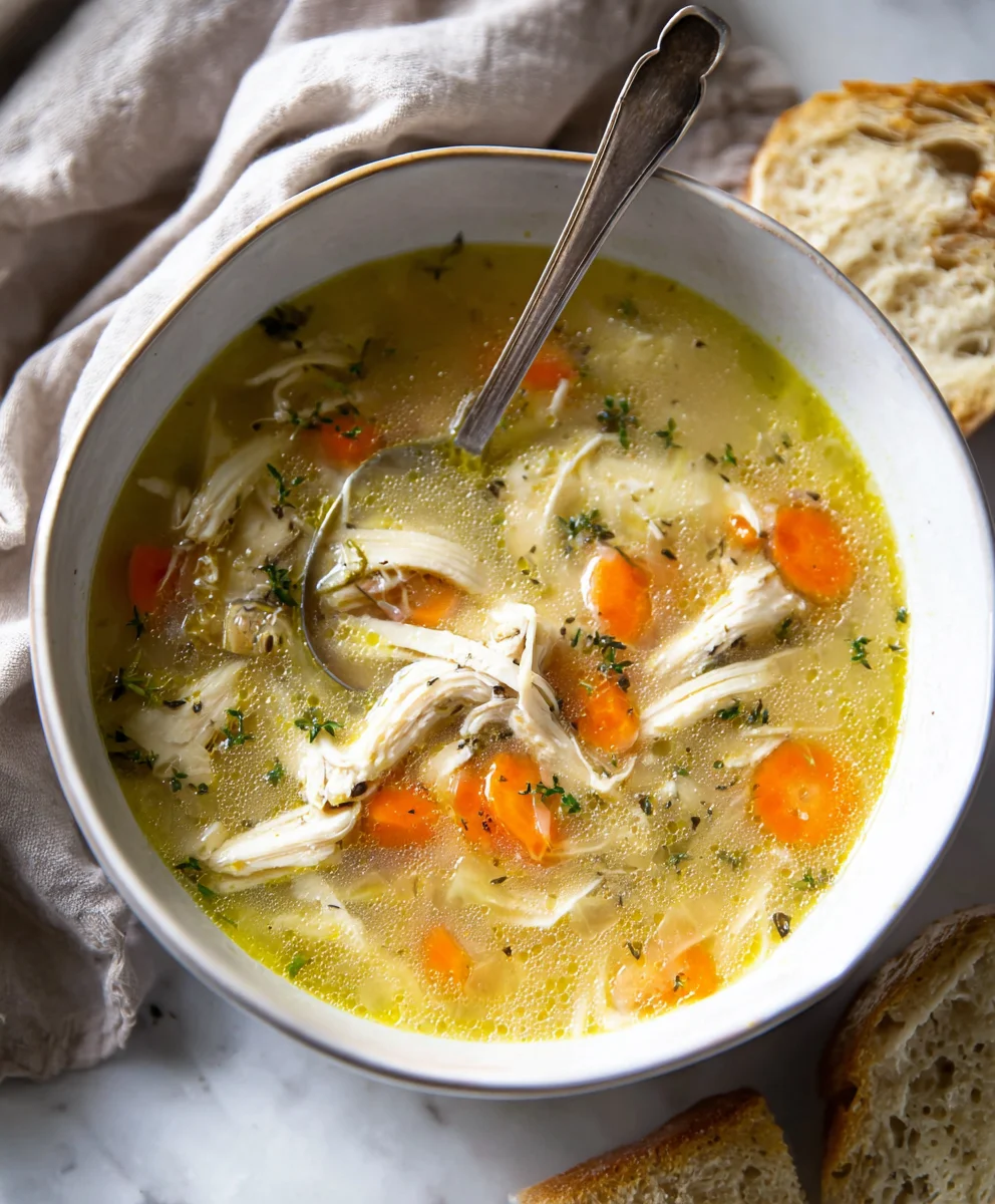 Simple Chicken Soup Recipe - Cozy & Comforting
