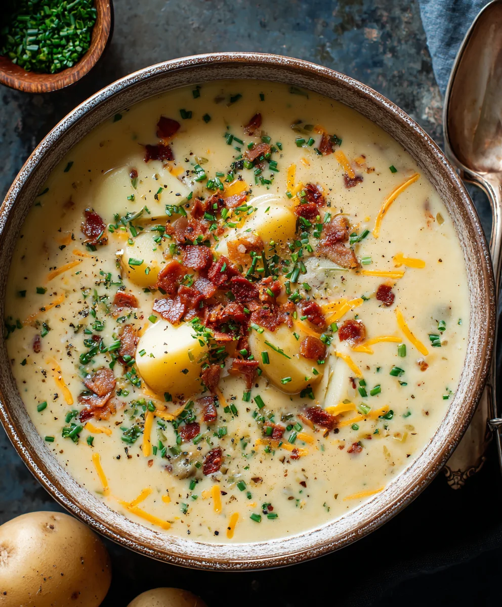 Outback Beef-Style Potato Soup - Creamy & Comforting