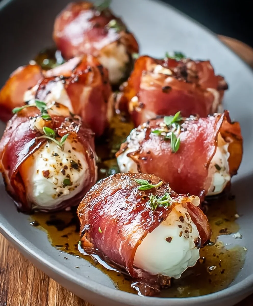 Beef Prosciutto Beef Mozzarella Bites-Easy Appetizer