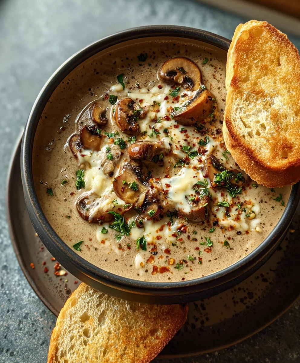 Creamy Mushroom Soup - Rich & Easy Comfort Food