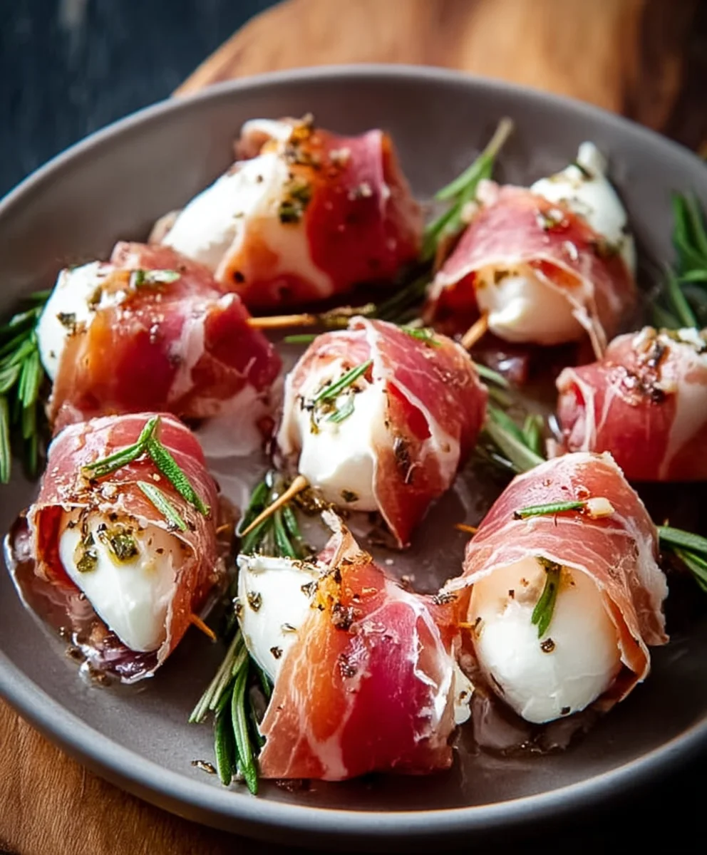 Beef Prosciutto Beef Mozzarella Bites-Easy Appetizer