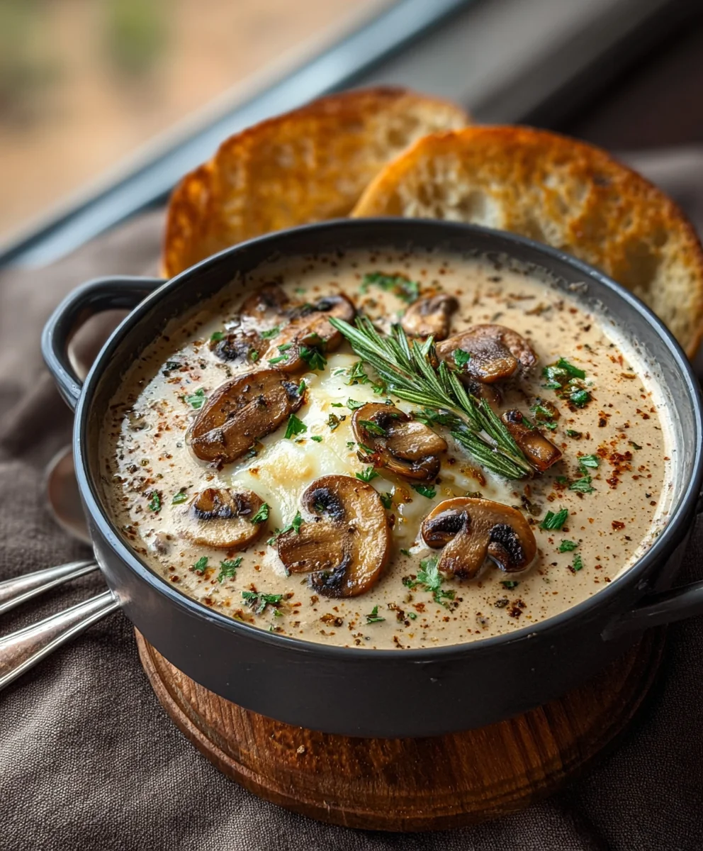 Creamy Mushroom Soup - Rich & Easy Comfort Food