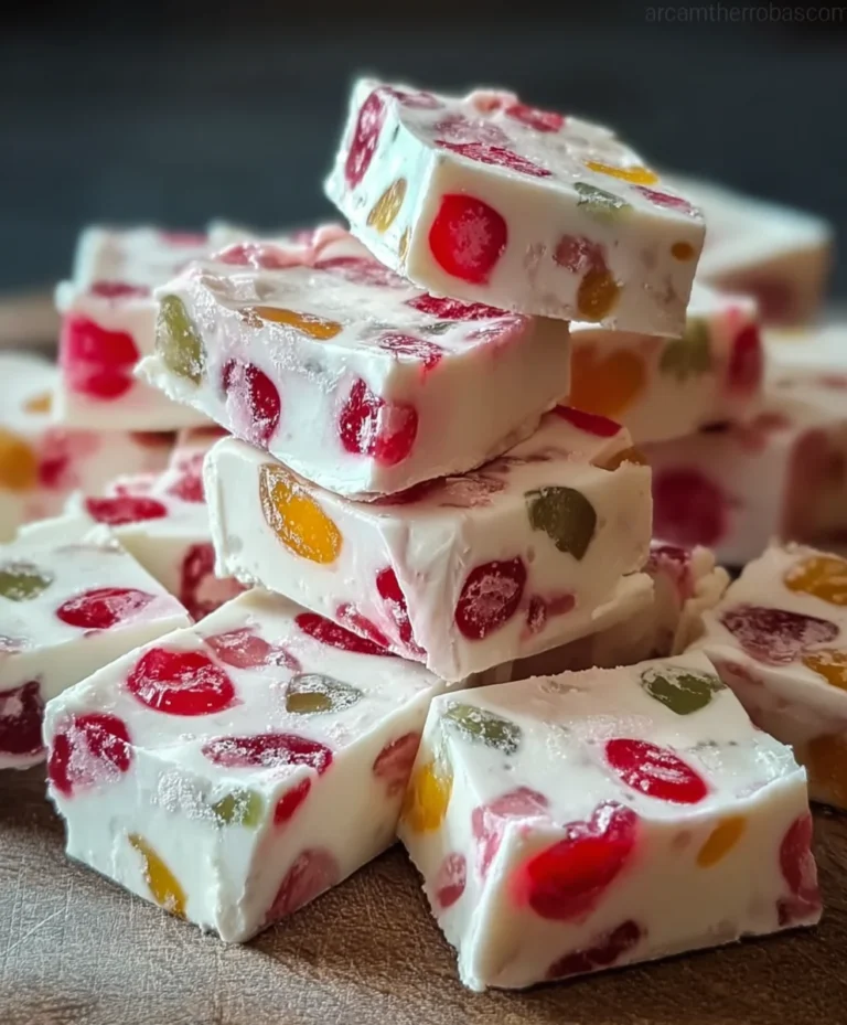 Jelly Nougat Candy-Easy Chewy Treat