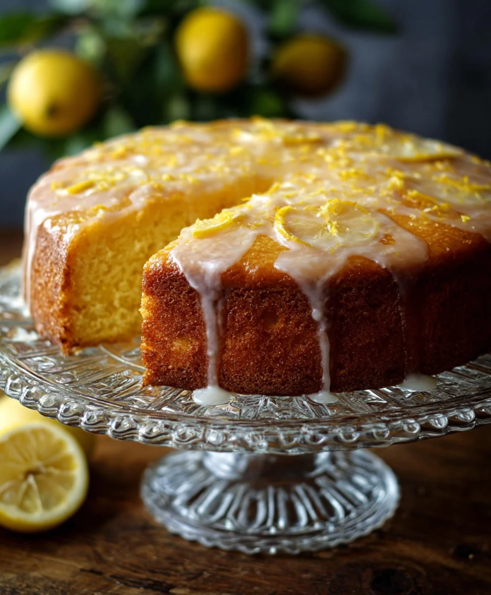 Ultimate Moist Zesty Lemon Cake Recipe