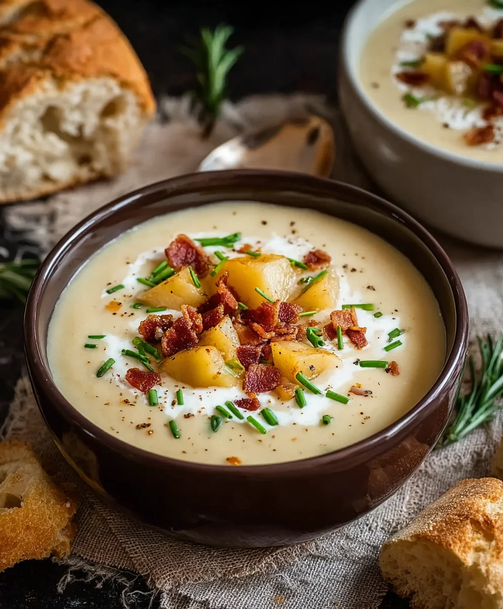 Easy Creamy Potato Soup Recipe-Comfort Food