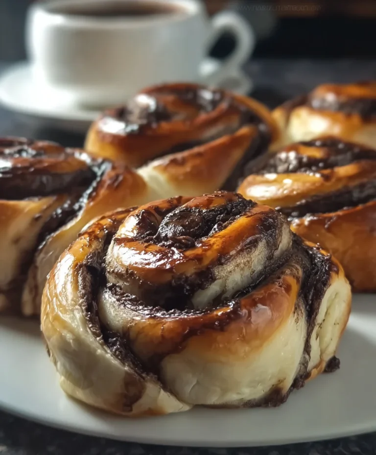 Soft Chocolate Cinnamon Rolls – Irresistible Treat