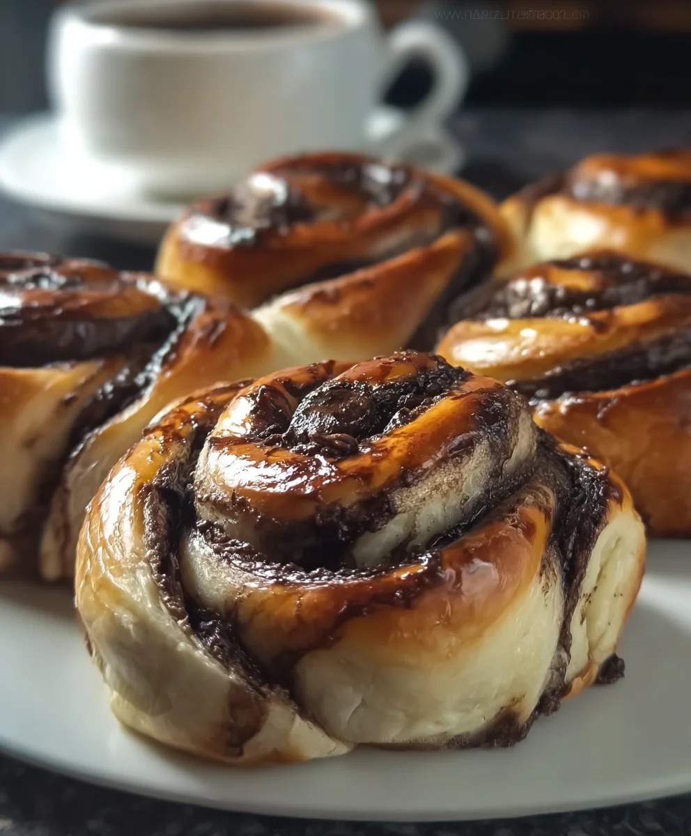 Soft Chocolate Cinnamon Rolls - Irresistible Treat