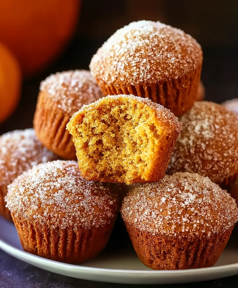 Pumpkin Spice Doughnut Hole Muffins-Sweet Fall Treat