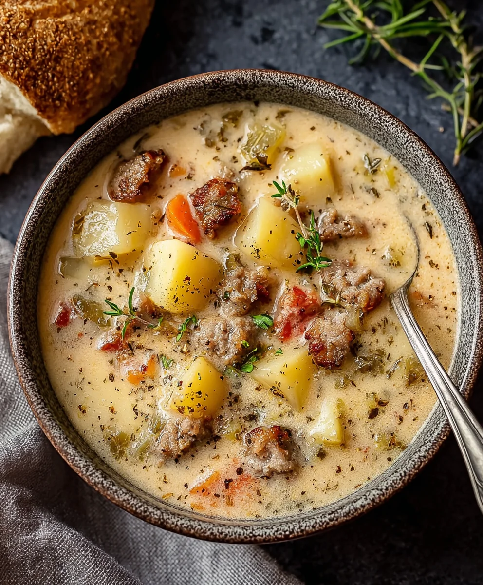 Hearty Beef and Potato Chowder - Easy Recipe