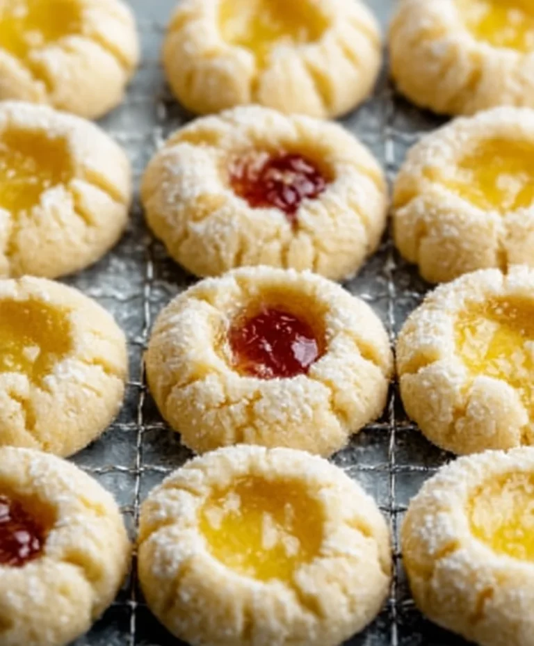 Lemon Thumbprint Cookies-Easy Tart Sweet Treat