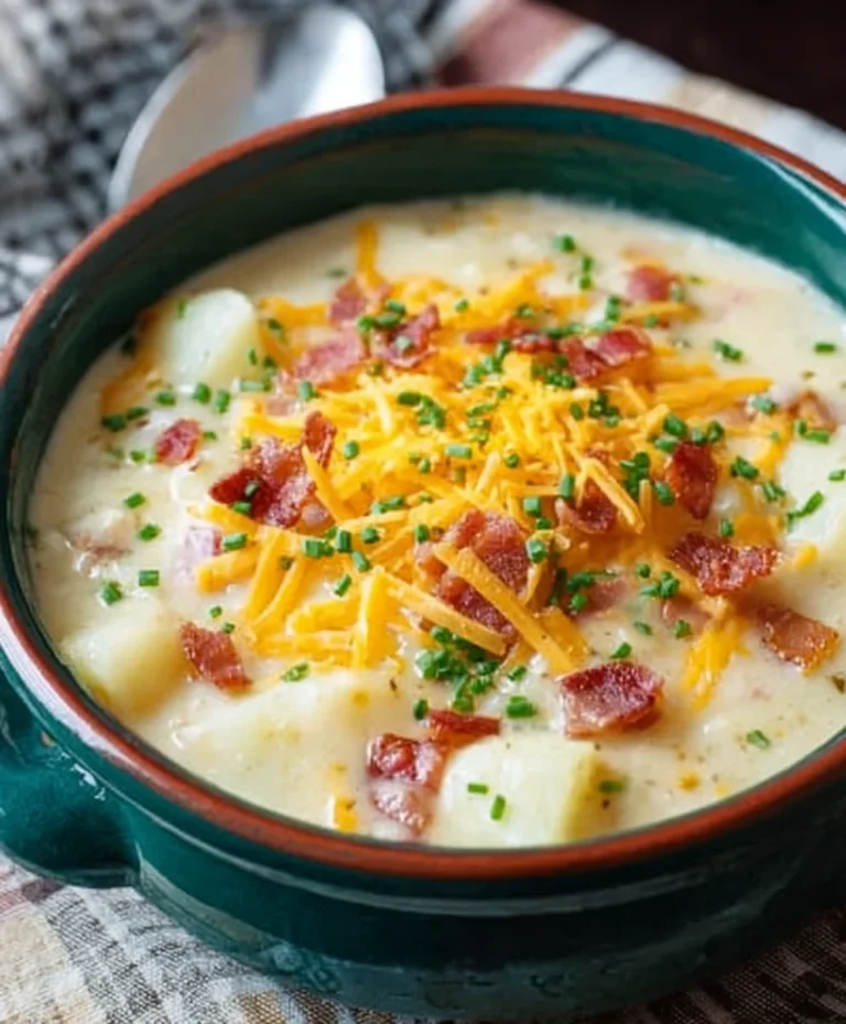 Slow Cooker Beef-Beef Bacon Potato Soup – Easy Recipe