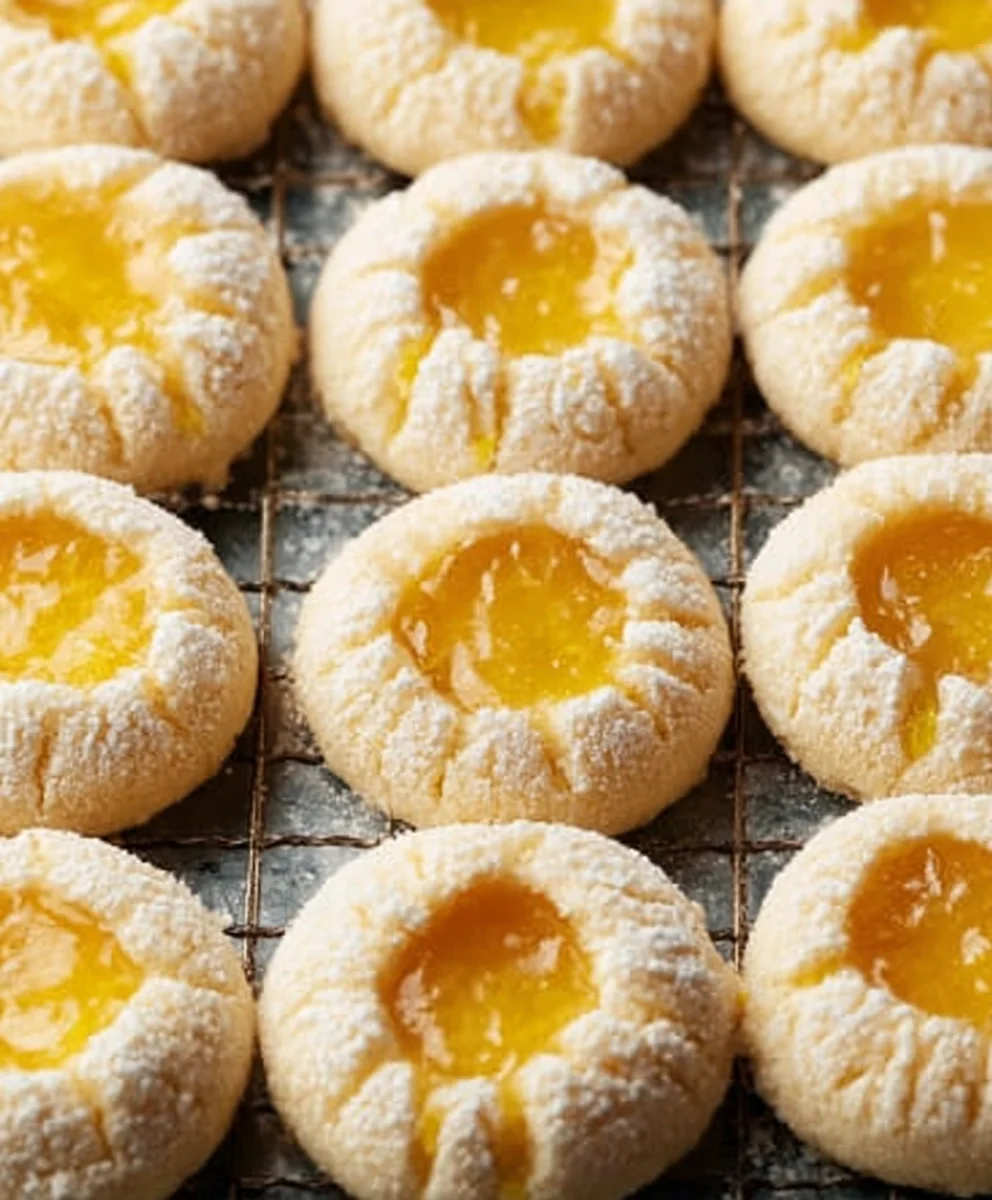 Lemon Thumbprint Cookies-Easy Holiday Treat
