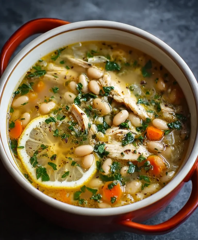 Hearty White Bean Chicken Soup Recipe-Comforting & Delicious
