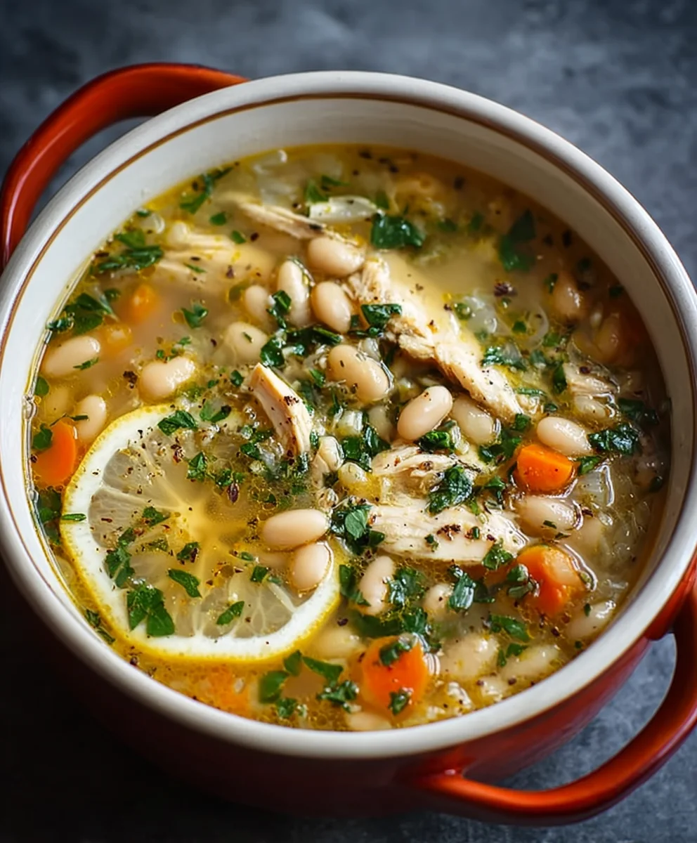 Hearty White Bean Chicken Soup Recipe-Comforting & Delicious