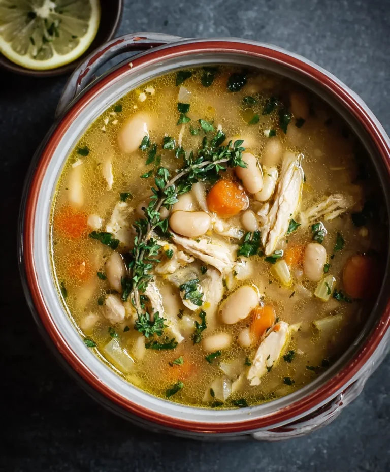 Healthy White Bean Chicken Soup – Easy & Delicious