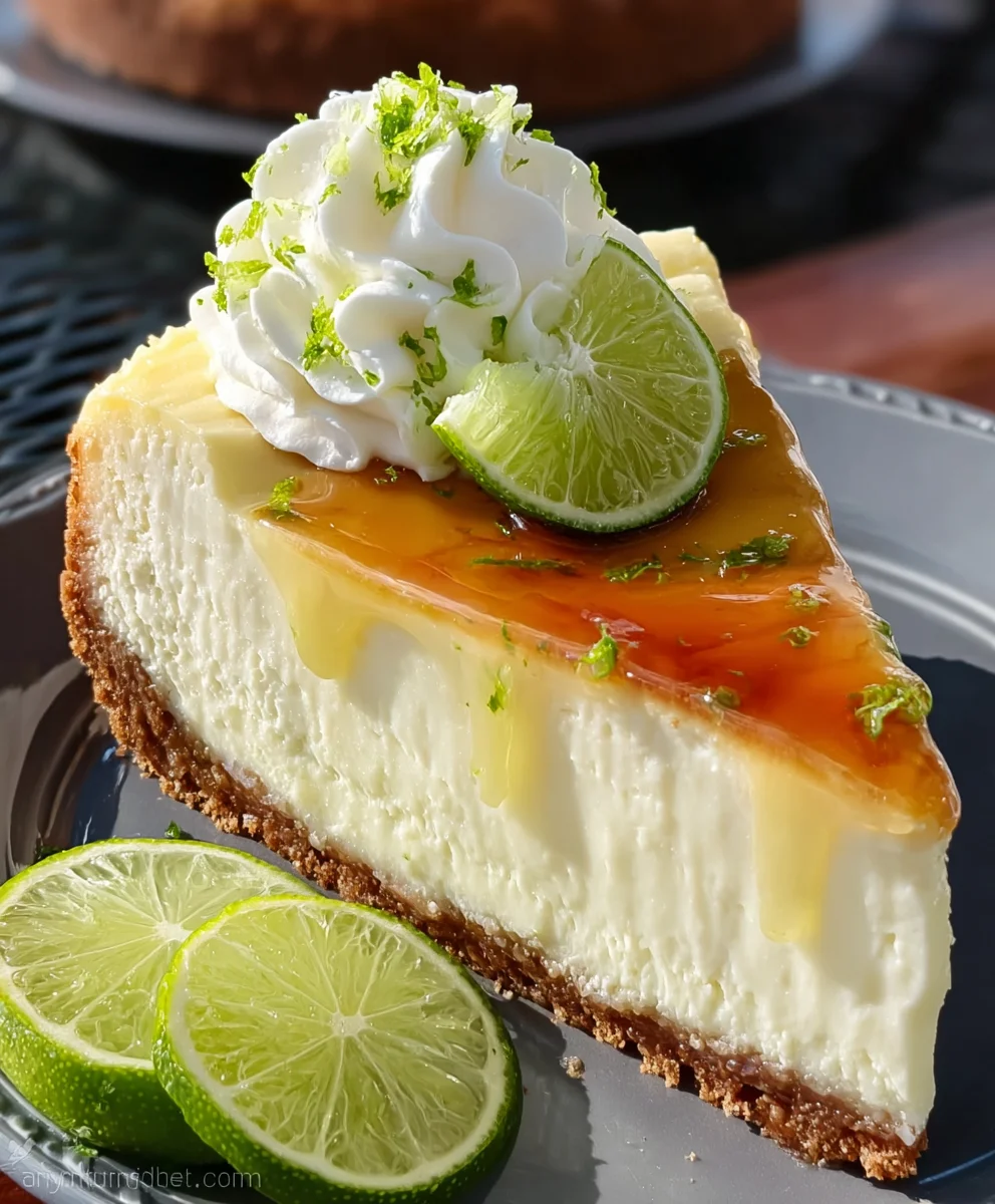 Key Lime Cheesecake-Tangy & Creamy Dessert Bliss