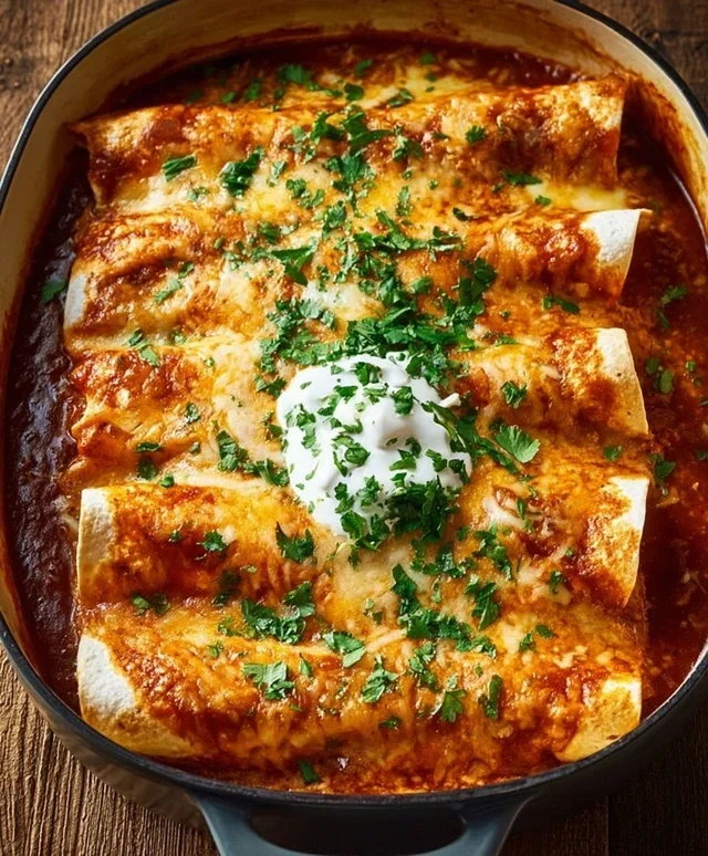 Delicious Chicken Enchiladas