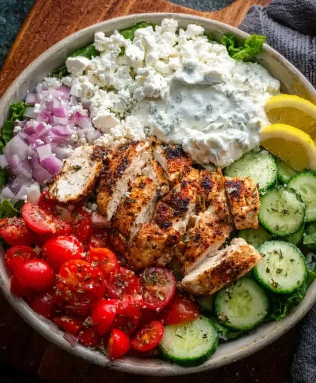 Greek Chicken Bowls