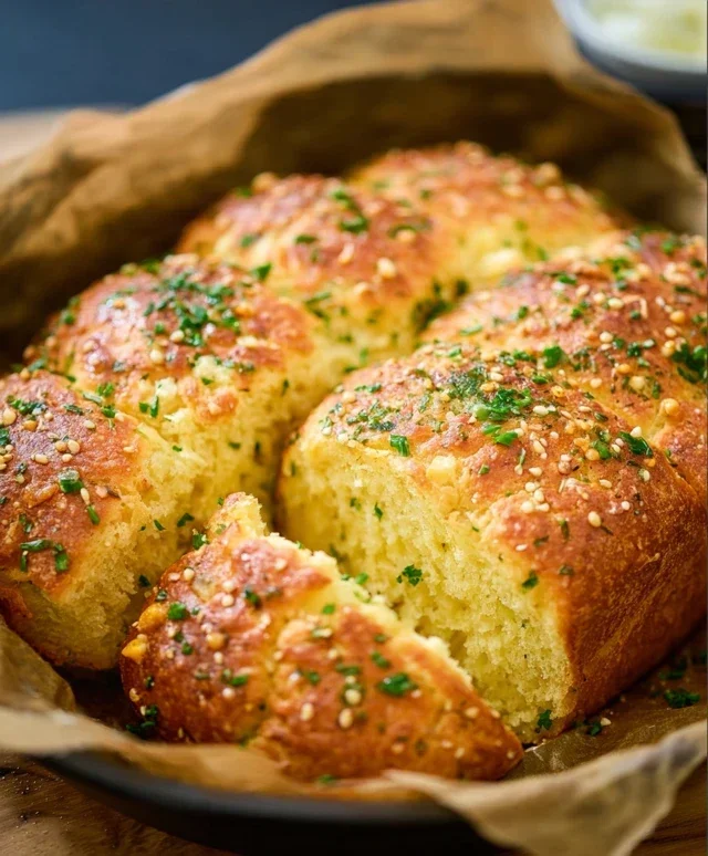Garlic Butter Keto Bread
