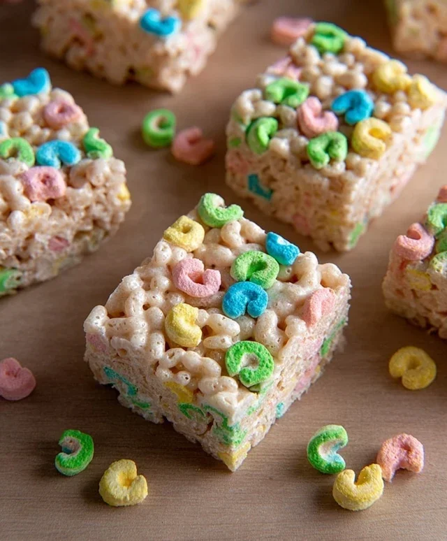 Lucky Charms Rice Krispie Treats