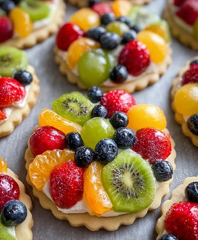 Fruit Pizza Cookies