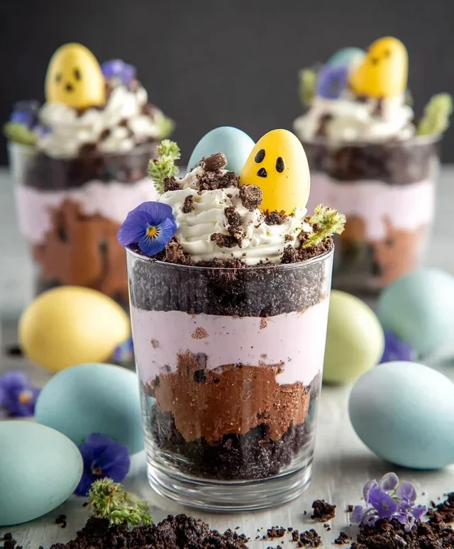 Easter Dirt Cups