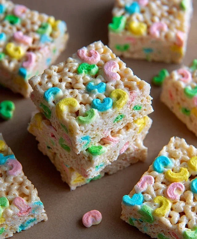Lucky Charms Rice Krispie Treats