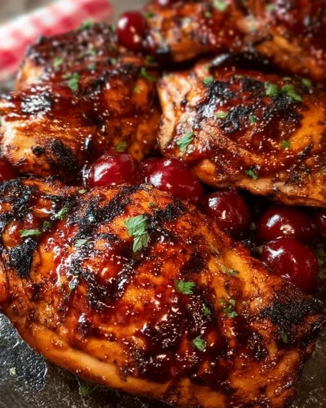 Cherry Dr. Pepper Grilled Chicken