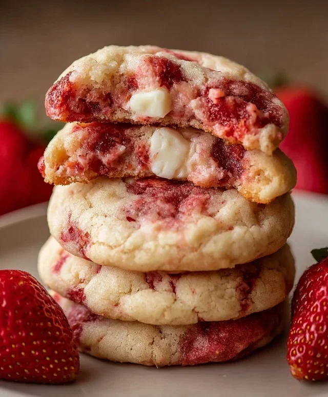 Strawberry Cheesecake Cookie