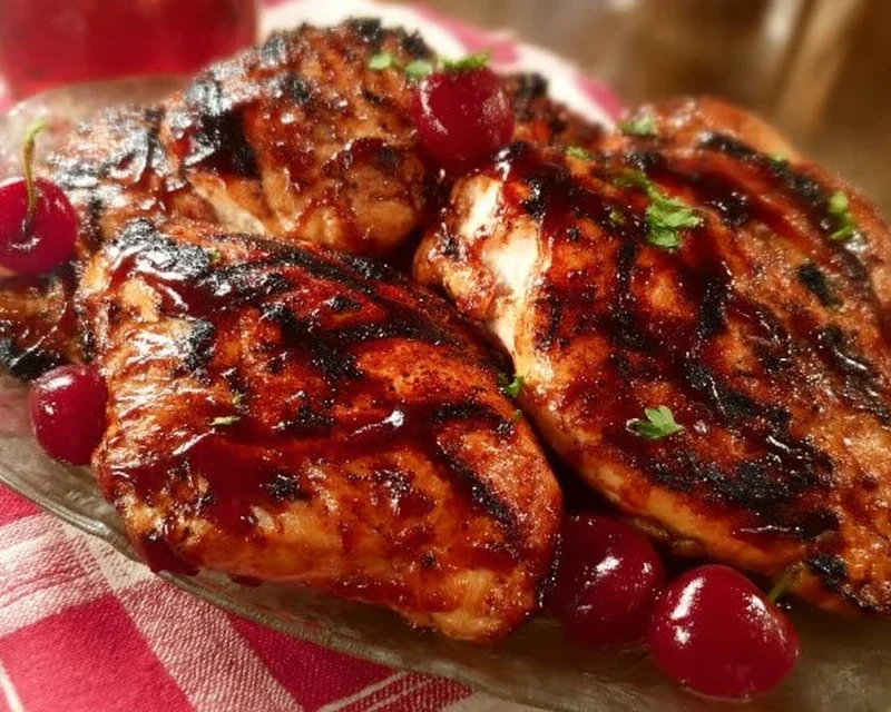 Cherry Dr. Pepper Grilled Chicken