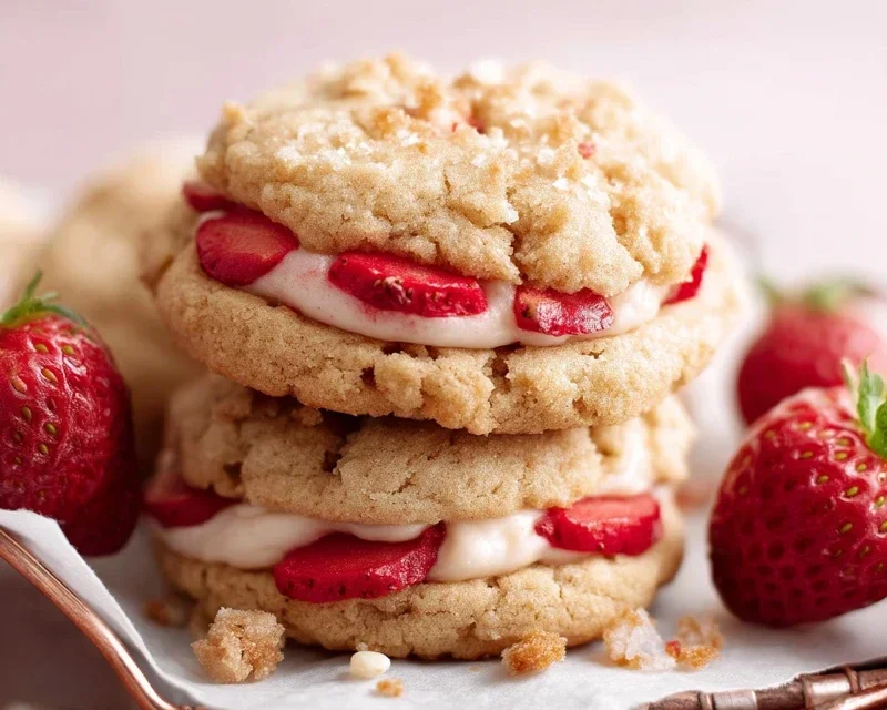 Strawberry Shortcake Cookies
