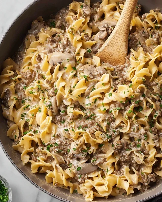 30-Minute Ground Beef Stroganoff
