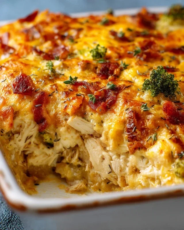 Easy Low Carb Chicken Casserole
