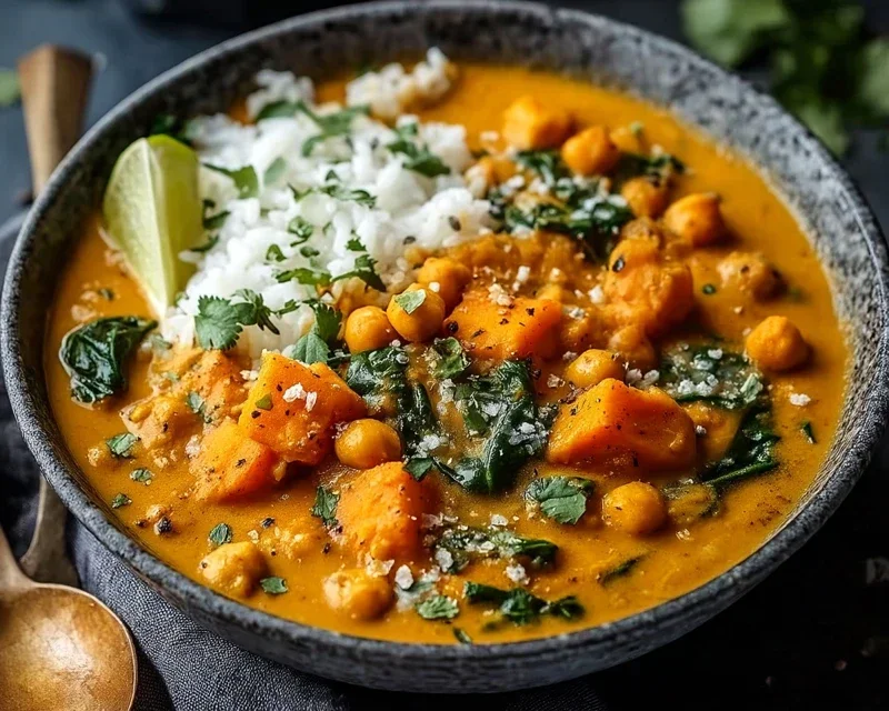 Sweet Potato and Chickpea Curry