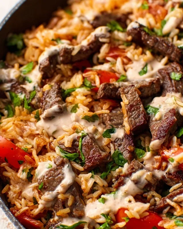 Steak Queso Rice A Flavorful Recipe