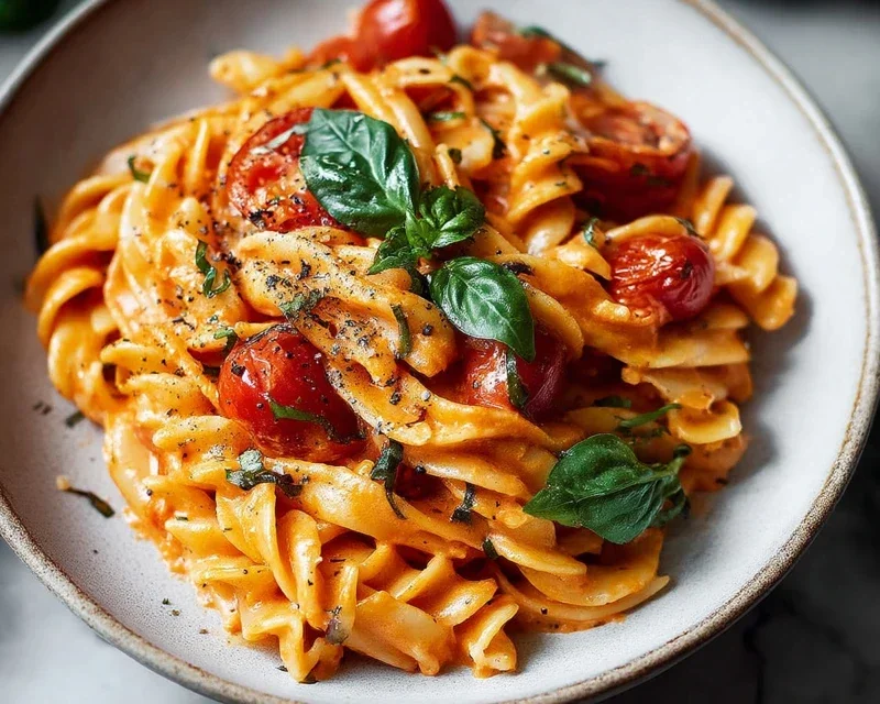 Easy One Pot Creamy Tomato Pasta