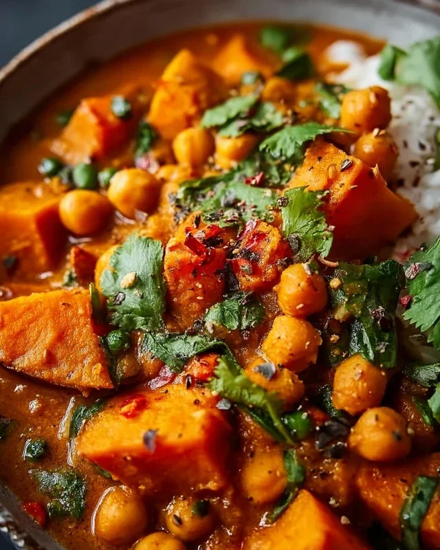 Sweet Potato and Chickpea Curry