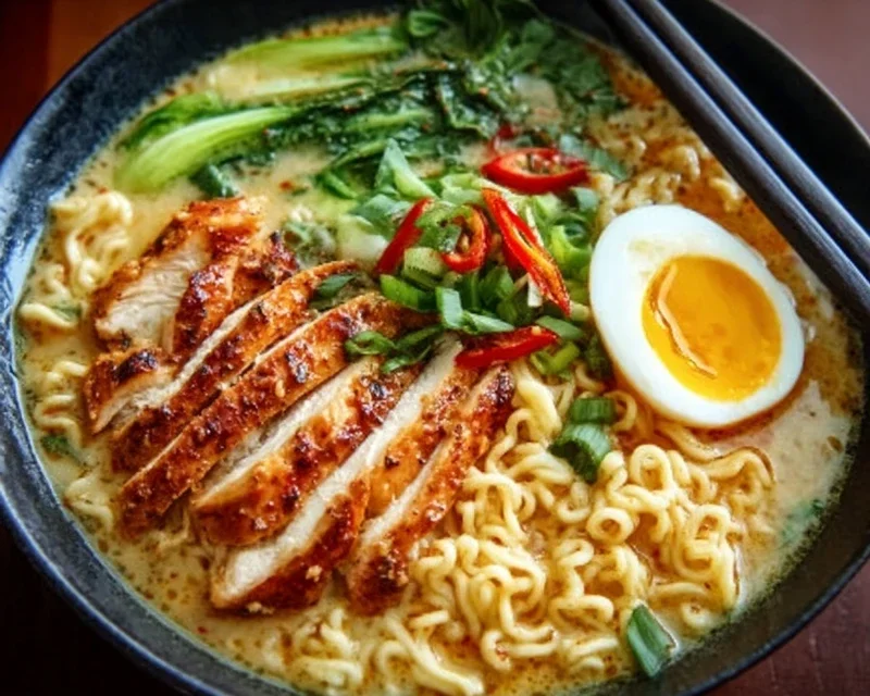Creamy Garlic Chicken Ramen: An Incredible Ultimate Recipe