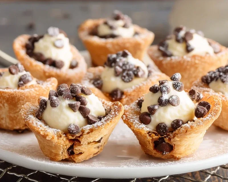 Mini Cannoli Cups