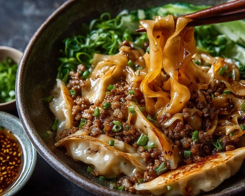 Potsticker Noodle Bowl