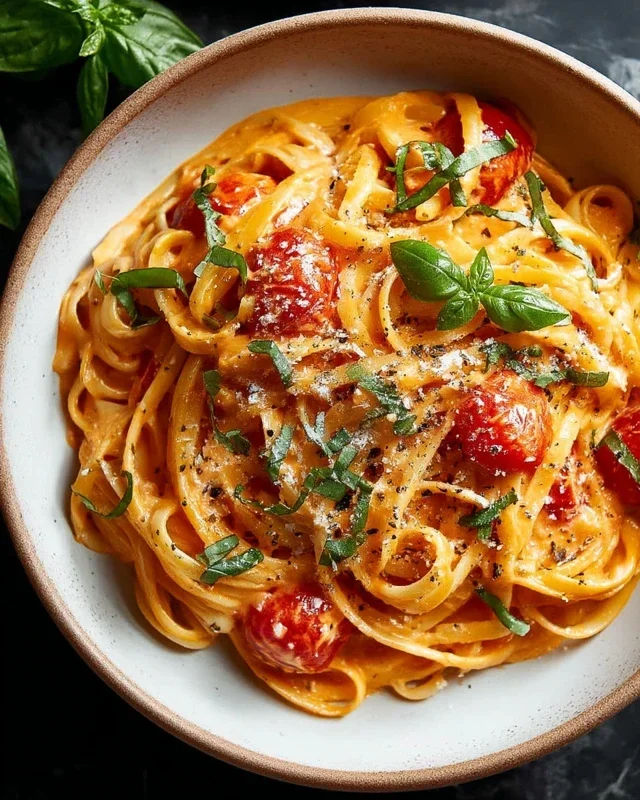 Easy One Pot Creamy Tomato Pasta