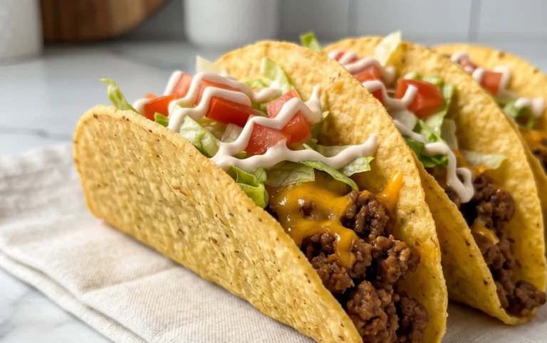 Crispy Ground Beef Tacos